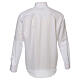 Camisa clergyman diamantino blanco seda M.L. Cococler s2