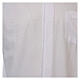 Camisa clergyman diamantino blanco seda M.L. Cococler s3
