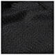 Log sleeved black clergy shirt, diamond pattern, silk Cococler s5