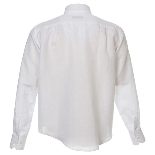 Cococler camicia collo clergy manica lunga Moro misto cotone | vendita online su