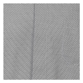 Koszule kapłańskie: Koszula kapłańska bawełna Marangel, szara, Długi Rękaw Koszule kapłańskie: Koszula kapłańska bawełna Marangel, szara, Długi Rękaw