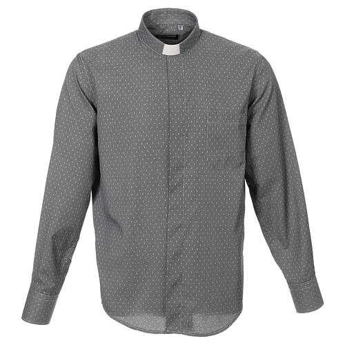 grey clergy shirt