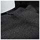 Collarhemd, Wabenmuster, mit Seidenanteil, Farbe schwarz, Langarm Cococler s4