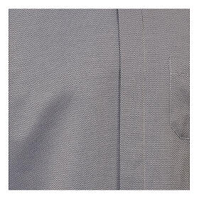 Honeycomb gray silk clergyman shirt long sleeve Cococler