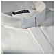 Chemise clergy blanche en lin à manches courtes Cococler s3