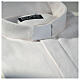 Camisa de sacerdote manga curta branca 60% linho e 40% algodão Cococler s2