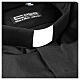 Clergy shirt with short sleeves, black cotton blend Cococler s2