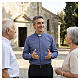 Cococler clergy shirt with "Lavagna" pattern, 100% cotton, no-iron, long sleeve s2