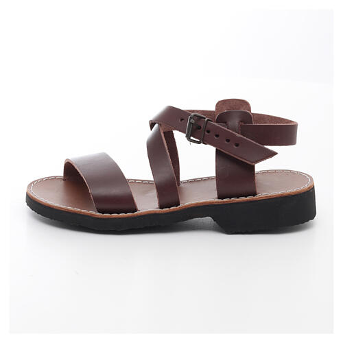 Franciscan Sandals in leather, model Nazareth 1