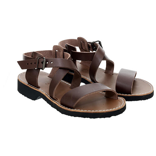 Franciscan Sandals in leather, model Nazareth 5
