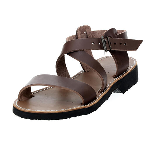 Franciscan Sandals in leather, model Nazareth 4