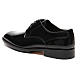 Chaussures cuir véritable abrasivato noir lisse brillant s2