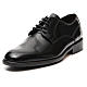 Scarpe vera pelle abrasivato nero liscio s4