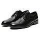 Scarpe vera pelle abrasivato nero liscio s5
