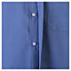 Light blue honeycomb clergy shirt, long-sleeve, Cococler s5