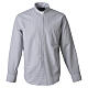 Cococler New Croce grey cotton-blend clerical shirt, long sleeve s1