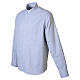 New Croce light blue long sleeve clerical shirt, Cococler polycotton s4