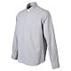 Chemise Roma gris clair Cococler manches longues mélange coton s5