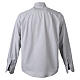 Chemise Roma gris clair Cococler manches longues mélange coton s7
