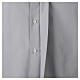 Light Grey Clergy Shirt Roma, Long Sleeve, Cococler, Cotton Blend s4