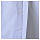 Chemise clergyman bleu ciel Roma manches longues Cococler mélange coton s5