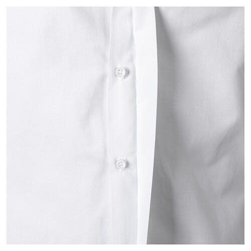 Cococler Roma clergy shirt white cotton blend long sleeve 5