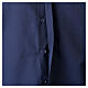 Chemise Roma bleue manches longues clergy Cococler coton mélangé s5