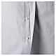 Clergy Shirt New Jacquard Light Grey Long-Sleeve, Cococler, Cotton-Silk Blend s4