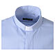 Camicia Iceberg clergyman Cococler manica lunga celeste misto cotone s3