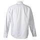 Camicia clergy bianco Iceberg manica lunga misto cotone Cococler s7