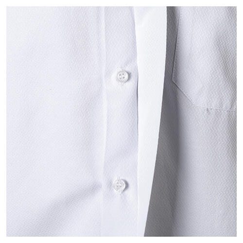 Iceberg White Clergy Shirt, Long Sleeve, Cotton Blend, Cococler 6