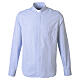 Camicia Generation Cococler clergyman celeste misto cotone manica lunga s1