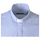 Camicia Generation Cococler clergyman celeste misto cotone manica lunga s3