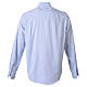 Camicia Generation Cococler clergyman celeste misto cotone manica lunga s7