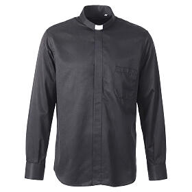 Camicia Exclusive polso gemelli clergy nero Cococler per Holyart