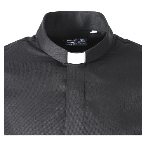 Camicia Exclusive polso gemelli clergy nero Cococler per Holyart 3