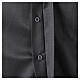 Black Clergy Shirt with French Cuffs for Cufflinks, Exclusive Cococler for Holyart s5
