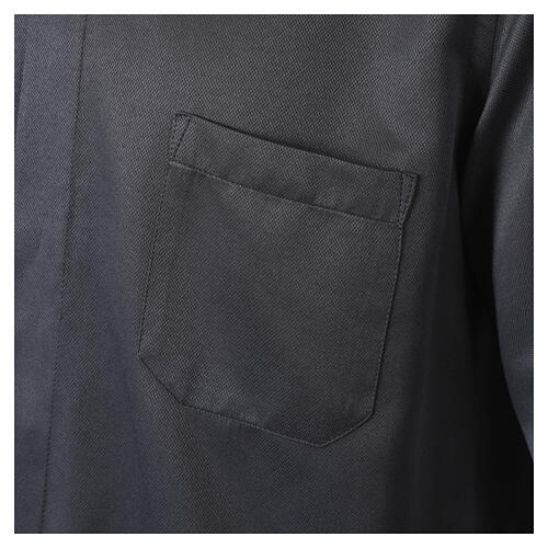Camicia clergy Exclusive manica lunga nero Cococler per Holyart 5