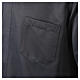 Camicia clergy Exclusive manica lunga nero Cococler per Holyart s5