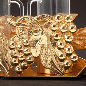 Burettes épis de blé et raisin s5