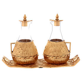 Burettes vase doré s4