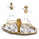 Glass cruet set, angel with joint hands s3