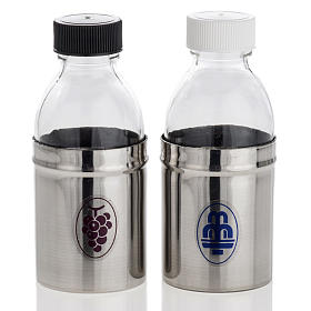 Cruets with hermetic lid, water and wine 30 ml
