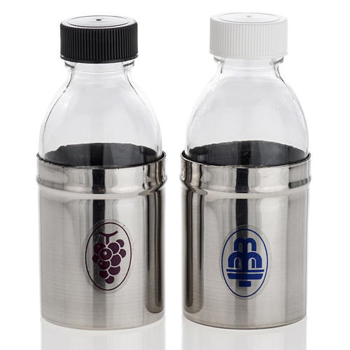 Cruets with hermetic lid, water and wine 30 ml 1