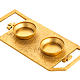 Cruet set in gold-plated molten bronze and brass s3