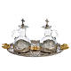 Cruets set with tray, grapes and angels s1