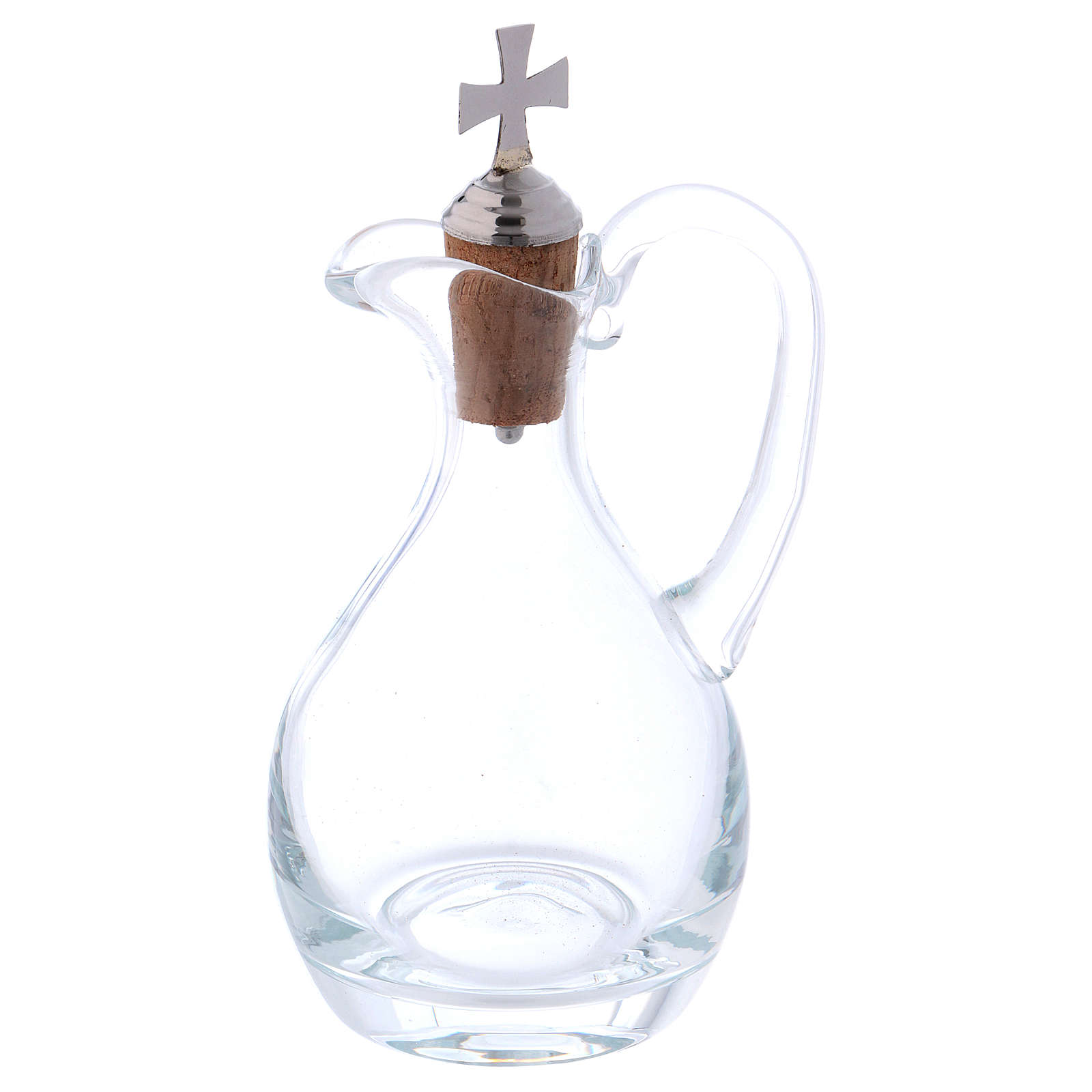 Molina cruets set for water and wine in steel and crystal online