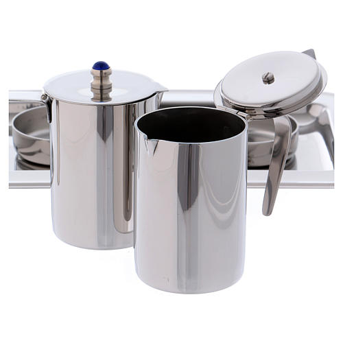 Molina cruets set for mass celebration in stainless steel 5