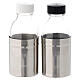 Paar von Wein- und Wasserbehältern mit Metallummantelung, 125 ml s2