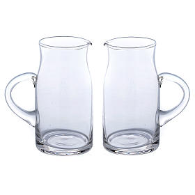 Set burettes verre imprimé Fiesole 2 pcs s1